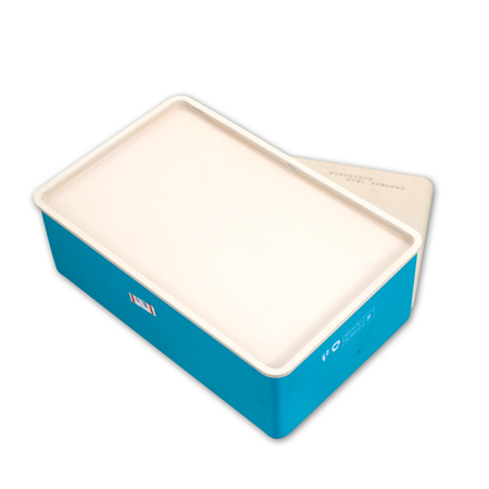 delicate empty tin box